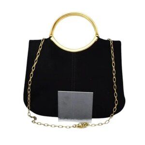 Vintage Ideal Leather & Suede Handbag Crossbody Clutch